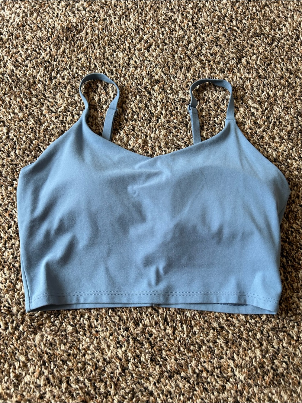 Athleta Blue Women's Cropped Bralette - Adjustable Straps